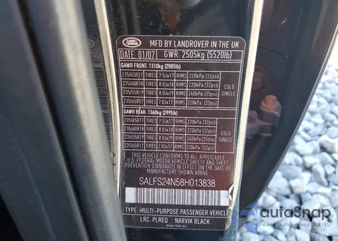 2008 Land Rover Lr2 Se Technology z USA, uszkodzony, nr VIN SALFS24N58H013838